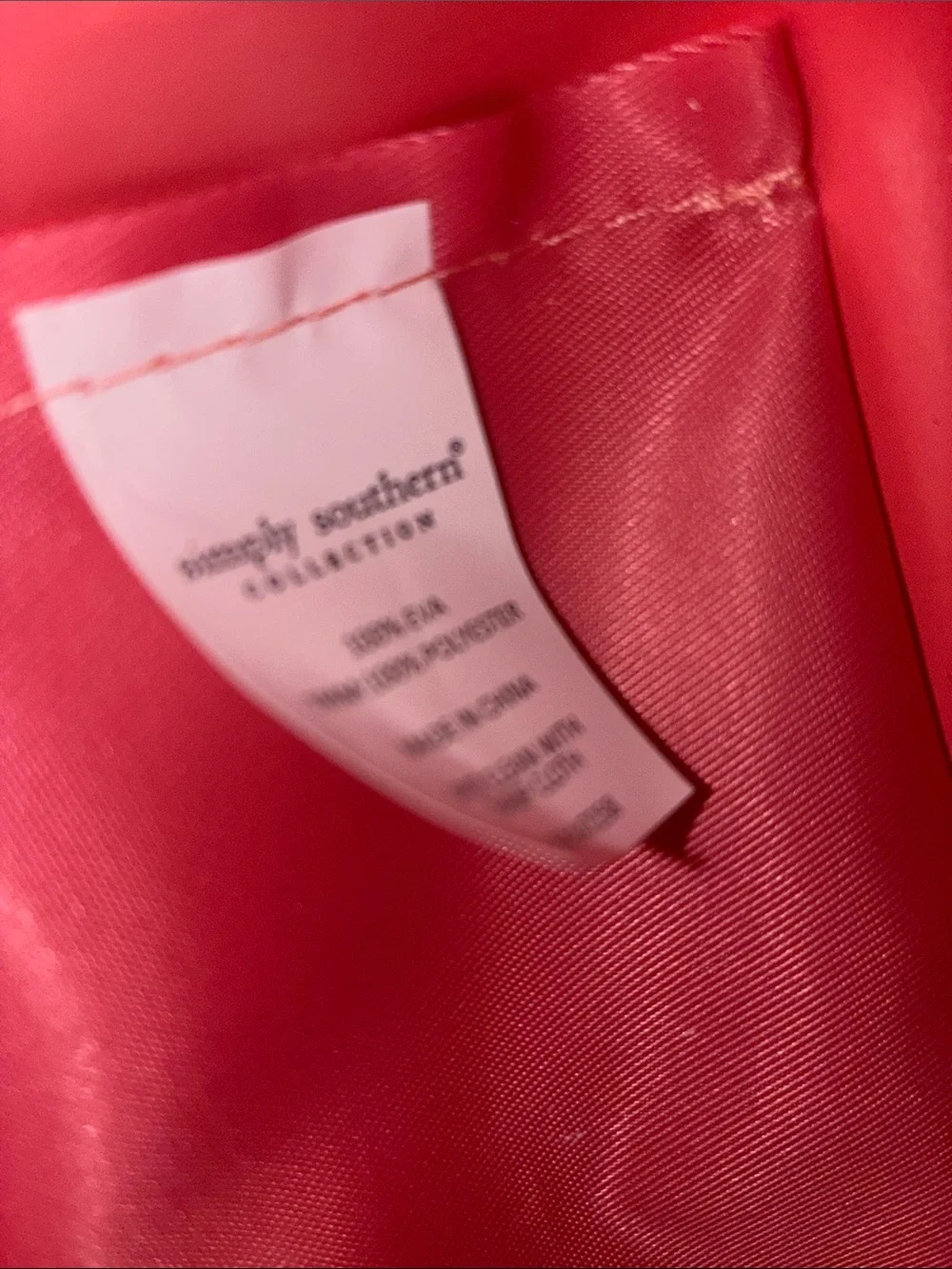 SIMPLY SOUTHERN. Hard shell pink Mini Backpack. Ventilation holes. NWOT